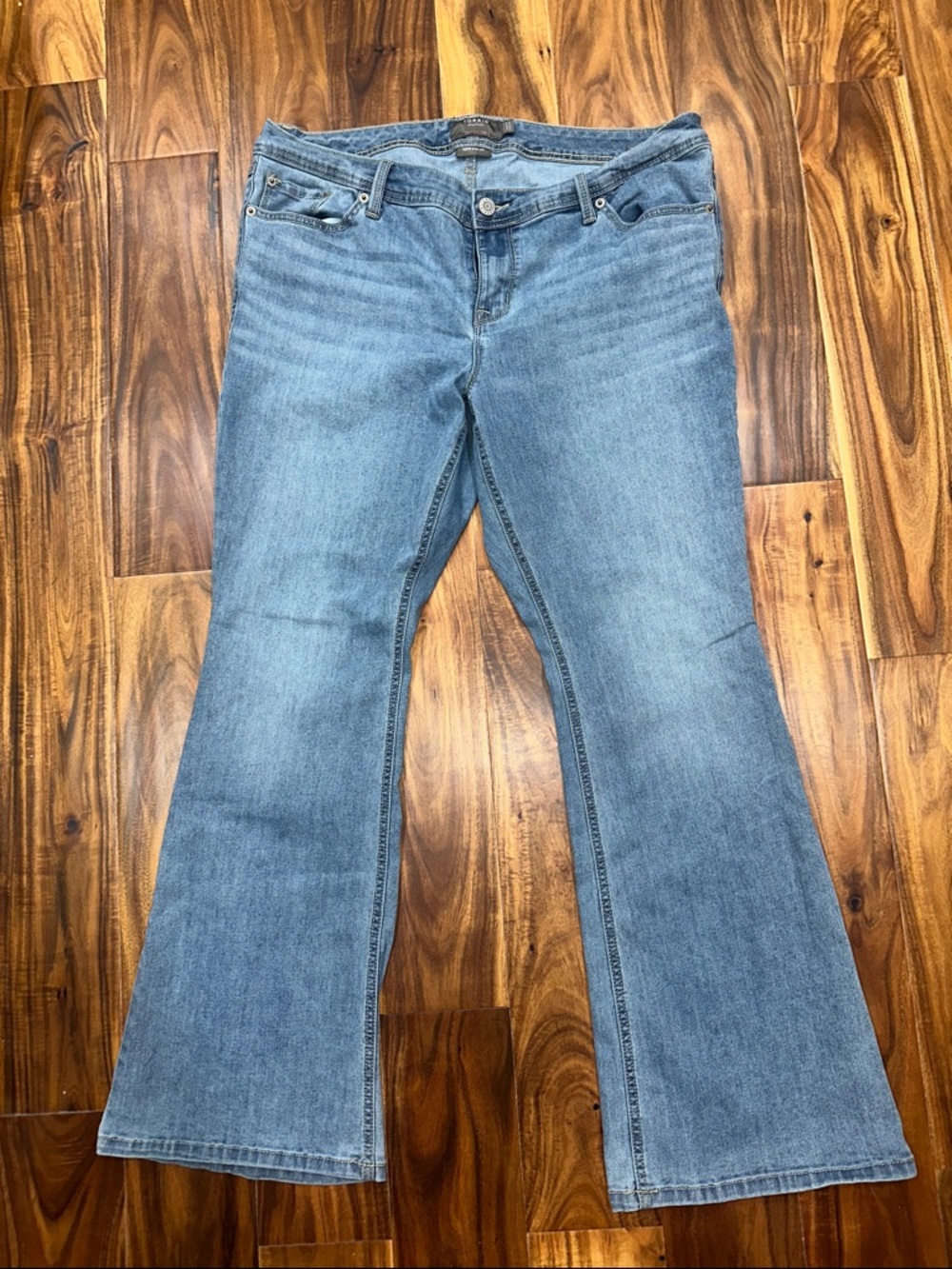 torrid luxe slim boot cut jeans size 16
